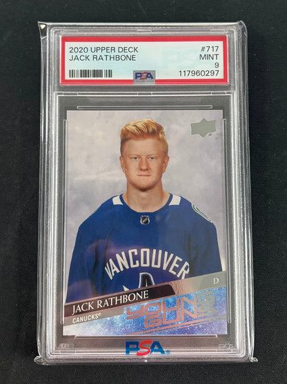 PSA 9 - 2020 Upper Deck Jack Rathbone (Young Guns)