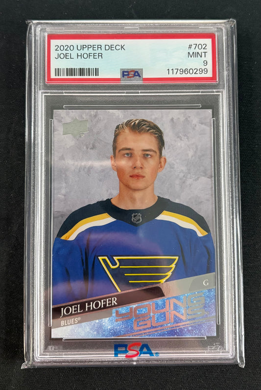 PSA 9 - 2020 Upper Deck Joel Hofer (Young Guns)