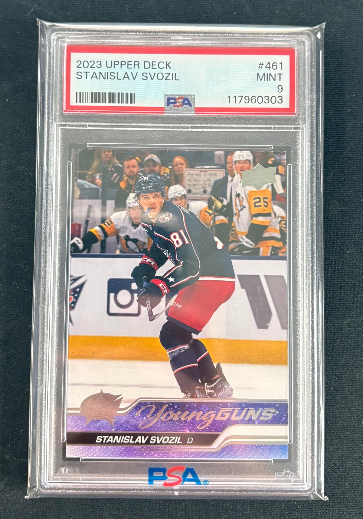 PSA 9 - 2023 Upper Deck Stanislav Svozil (Young Guns)