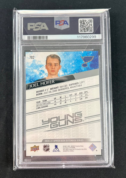 PSA 9 - 2020 Upper Deck Joel Hofer (Young Guns)