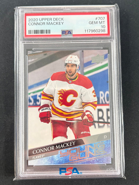 PSA 10 - 2020-21 Upper Deck Connor Mackey (Young Guns)